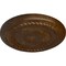 Ekena Millwork Small Alexandria Ceiling Medallion (Fits Canopies up to 4 5/8"), 7 7/8"OD x 3/4"P, Root Beer Crackle CM07ALRBC - alternate 3
